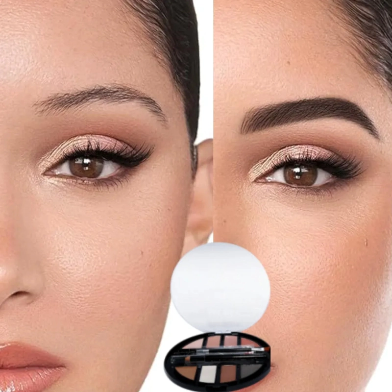 SET 2 DELINEADORES PROFESIONALES CEJAS SOMBRAS BROCHA ALJ - 4
