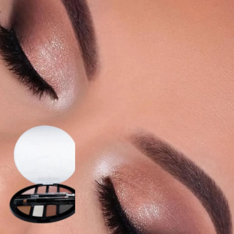 SET 2 DELINEADORES PROFESIONALES CEJAS SOMBRAS BROCHA ALJ - 6