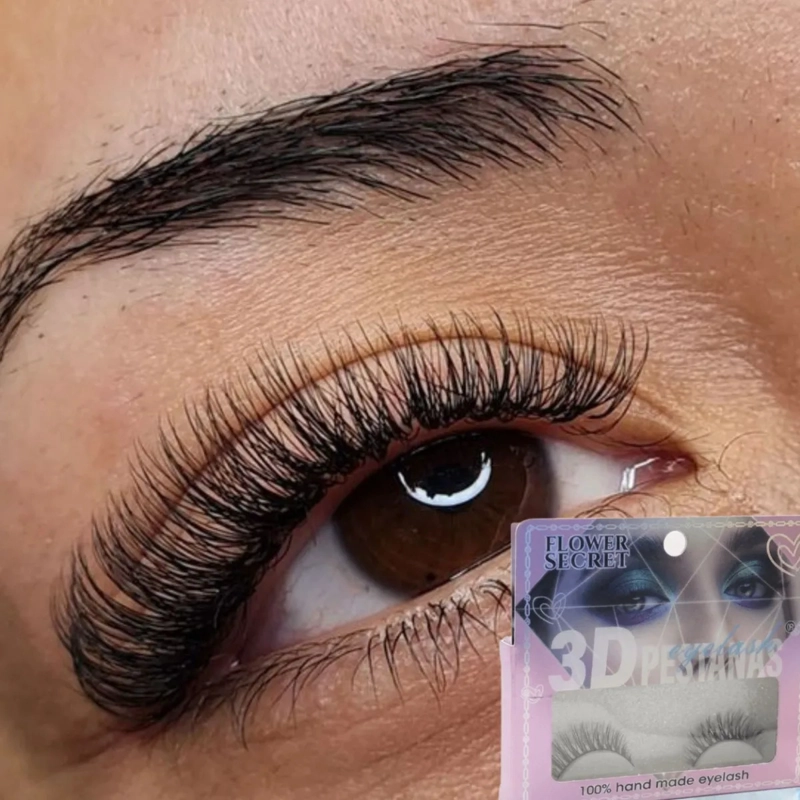 SET PESTAÑAS POSTIZAS 3D VOLUMEN MULTIDIMENSIONAL ALJ - 3