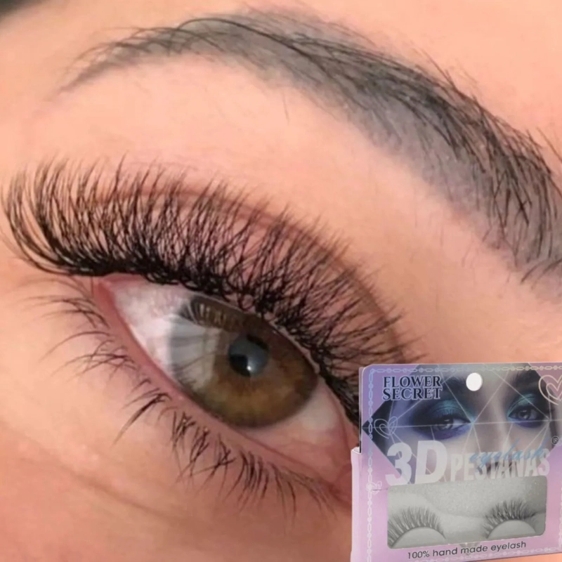 SET PESTAÑAS POSTIZAS 3D VOLUMEN MULTIDIMENSIONAL ALJ - 8