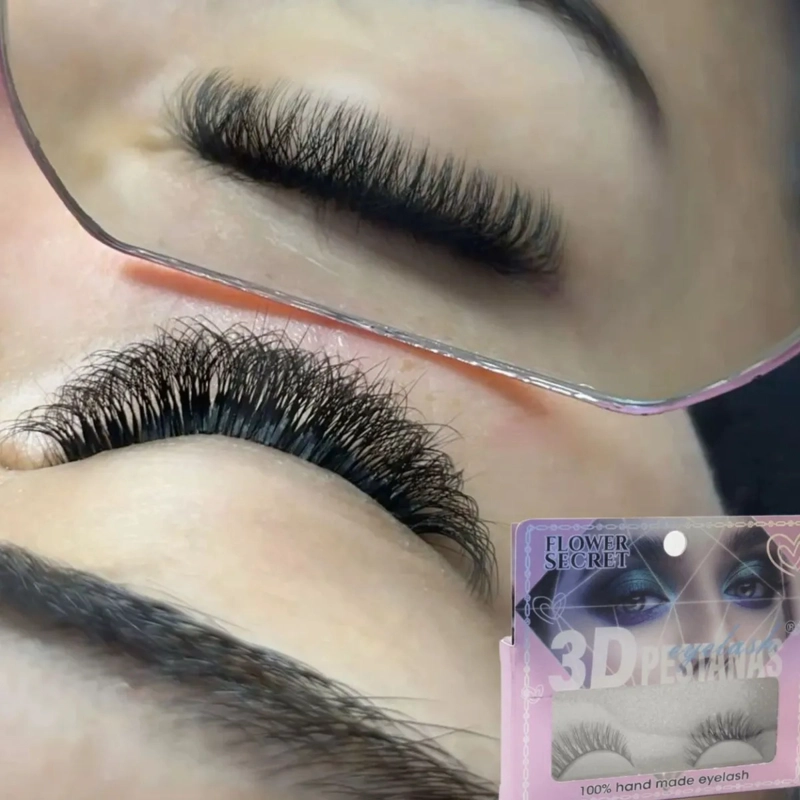 SET PESTAÑAS POSTIZAS 3D VOLUMEN MULTIDIMENSIONAL ALJ - 9