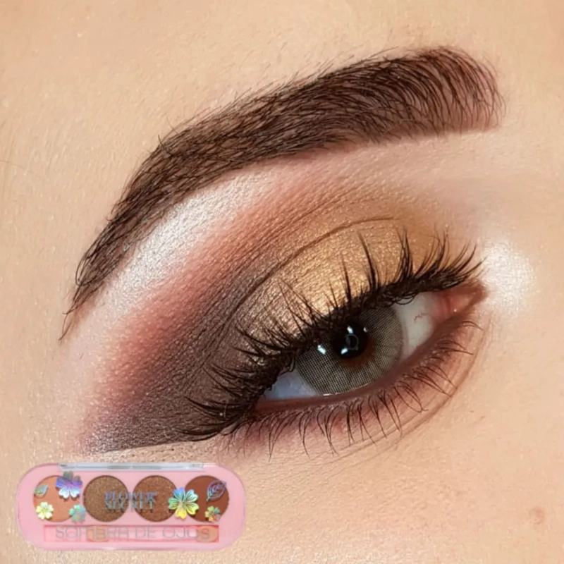 PAQ 24 PALETAS OJOS COMPACTA 4 COLORES MATE SATINADOS ALJ - 4