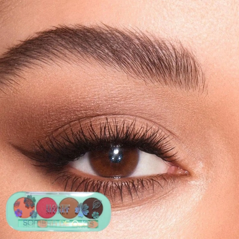 PAQ 24 PALETAS OJOS COMPACTA 4 COLORES MATE SATINADOS ALJ - 5
