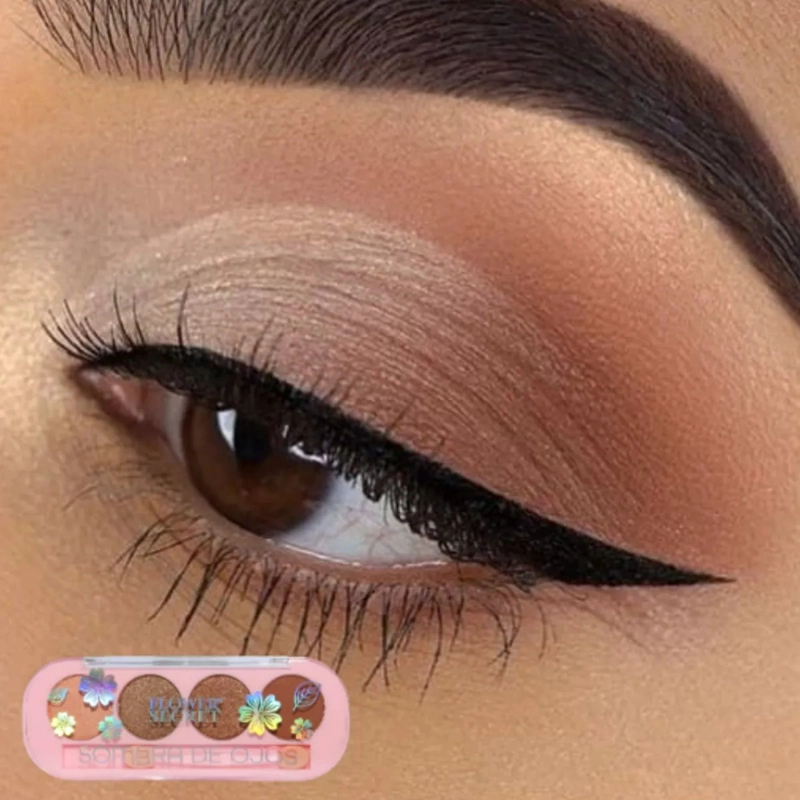 PAQ 24 PALETAS OJOS COMPACTA 4 COLORES MATE SATINADOS ALJ - 8