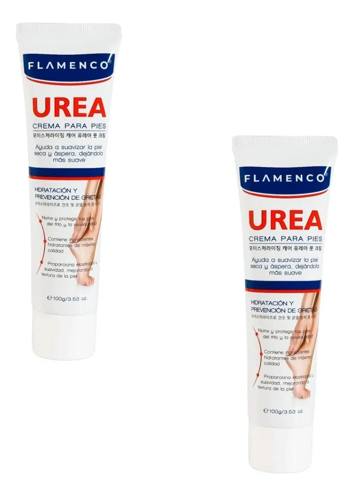 SET 2 CREMA ANTIRESEQUEDAD PIES TALONES AGRIETADOS UREA LAU - 2
