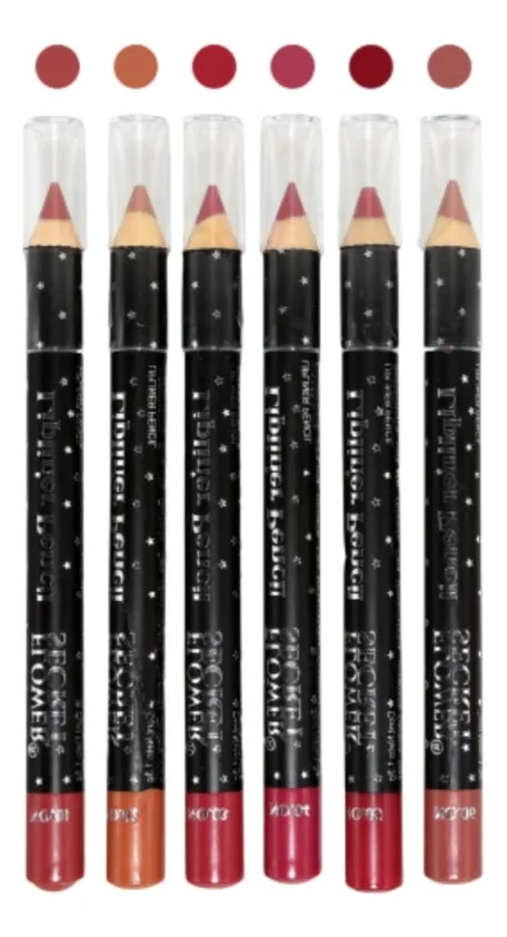 PAQ 34 LAPICES DELINEADORES LABIOS PROFESIONAL CREMOSOS MV - 1