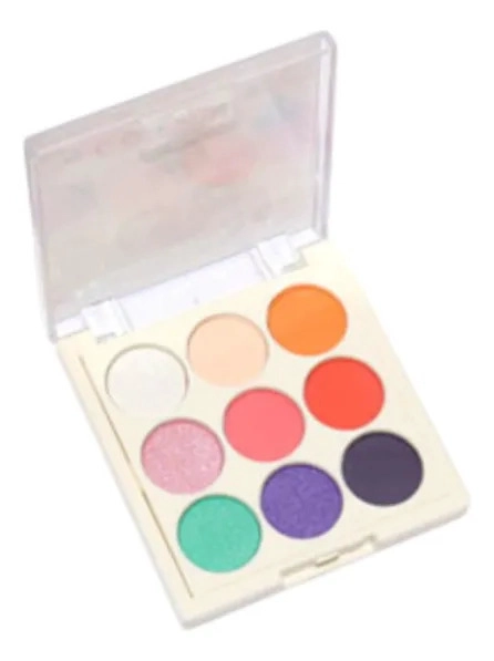PAQUETE 24 PALETAS SOMBRAS 9 COLORES ALTA PIGMENTACION MV - 2