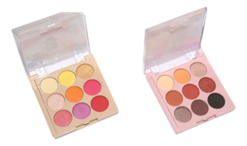 PAQUETE 24 PALETAS SOMBRAS 9 COLORES ALTA PIGMENTACION MV - 6