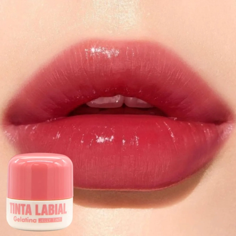 SET 2 TINTA LABIAL GELATINA COLOR INTENSO ACABADO NATURAL MV - 3