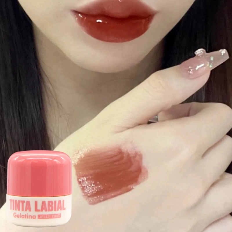 SET 2 TINTA LABIAL GELATINA COLOR INTENSO ACABADO NATURAL MV - 4