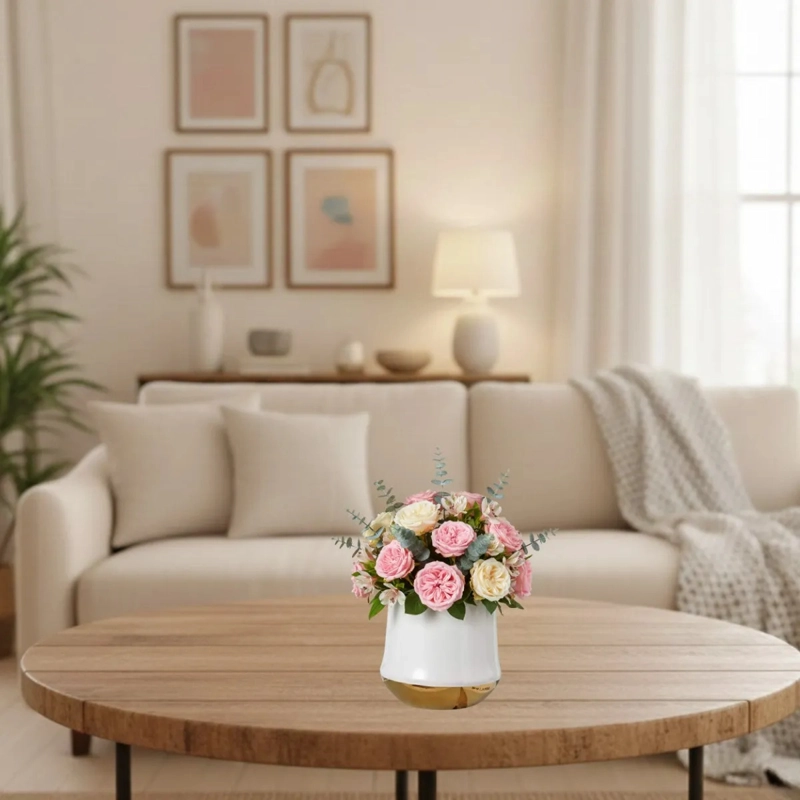 MACETA ELEGANTE DECORATIVA PLANTA INTERIOR OFICINA ALJ - 9