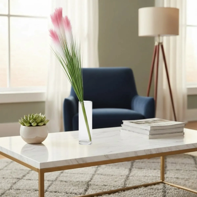 PAMPA ARTIFICIAL VARAS DECORATIVAS FOLLAJE PLUMOSO BOHO ALJ - 7