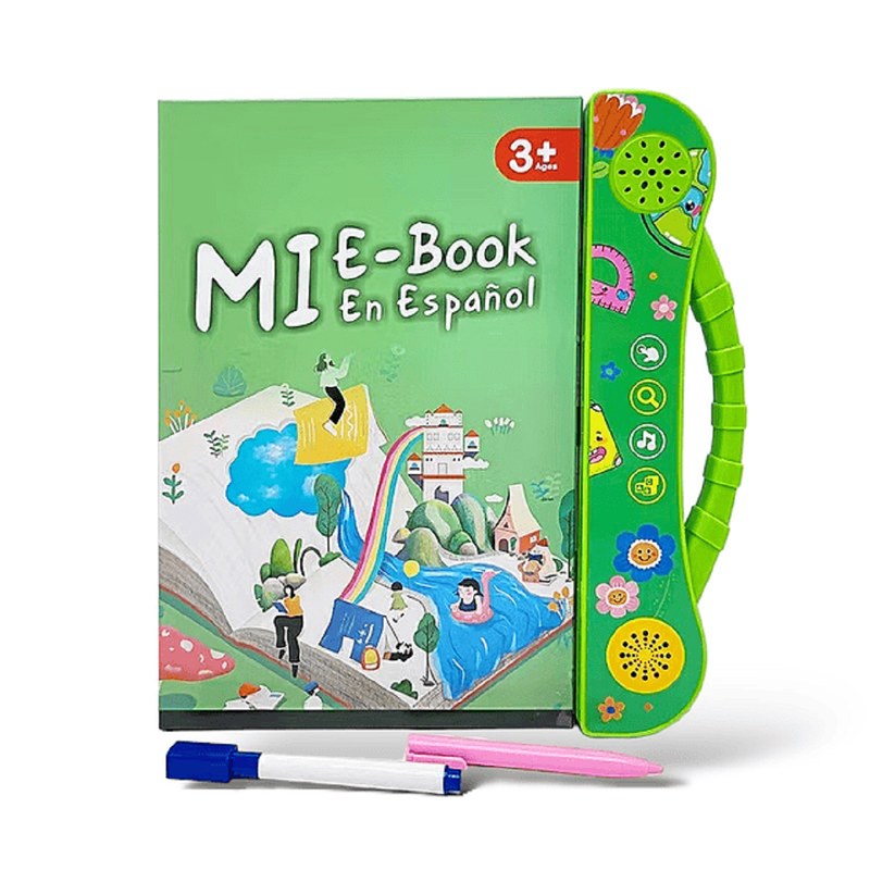 JUGUETE LIBRO APRENDIZAJE INGLES ESPAÑOL SONIDO NIÑOS LAU - 4