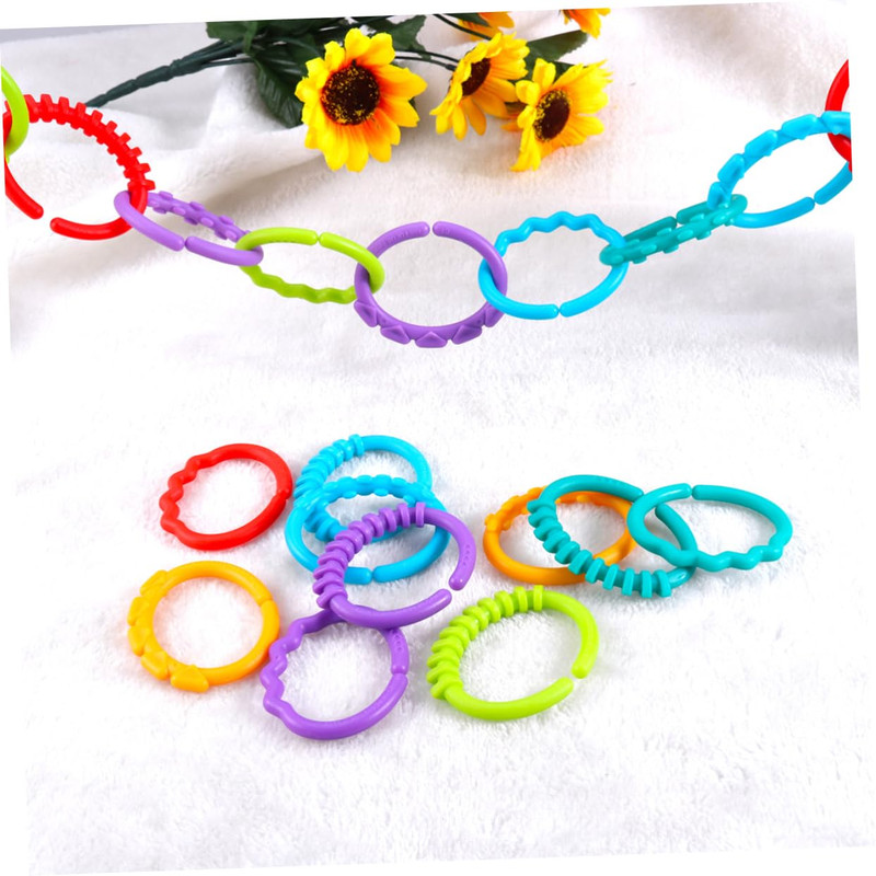 SET 3 MORDEDORES PULSERA DENTICION SENSORIAL BEBES LAU - 2