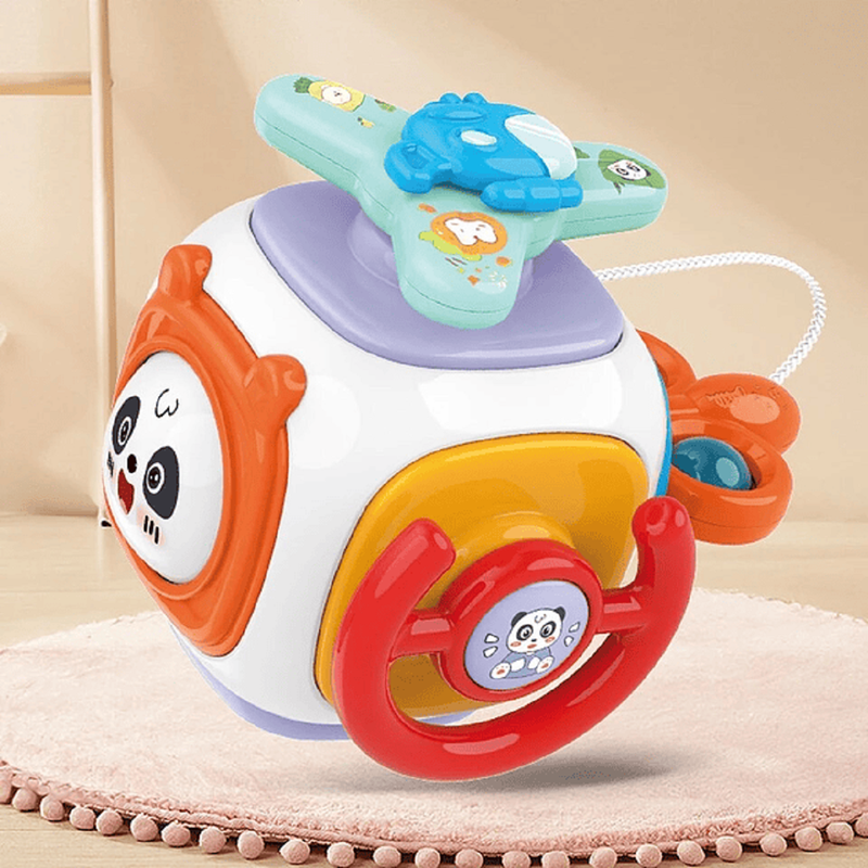 JUGUETE CUBO 8EN1 EDUCATIVO ESTIMULAR SONIDO BEBES LAU - 5