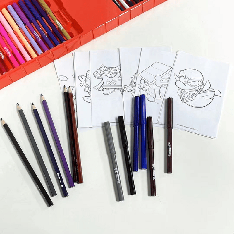 SET LAPICES 100 PIEZAS COLOREAR DIBUJAR PINTAR NIÑOS LAU - 5