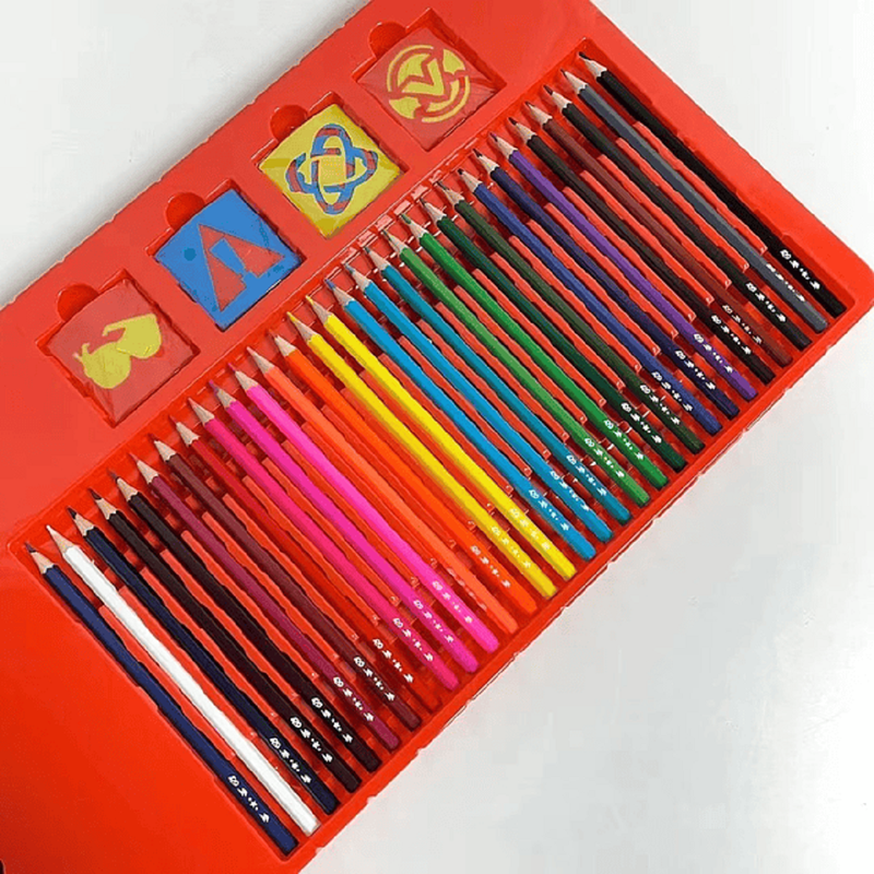 SET LAPICES 100 PIEZAS COLOREAR DIBUJAR PINTAR NIÑOS LAU - 6