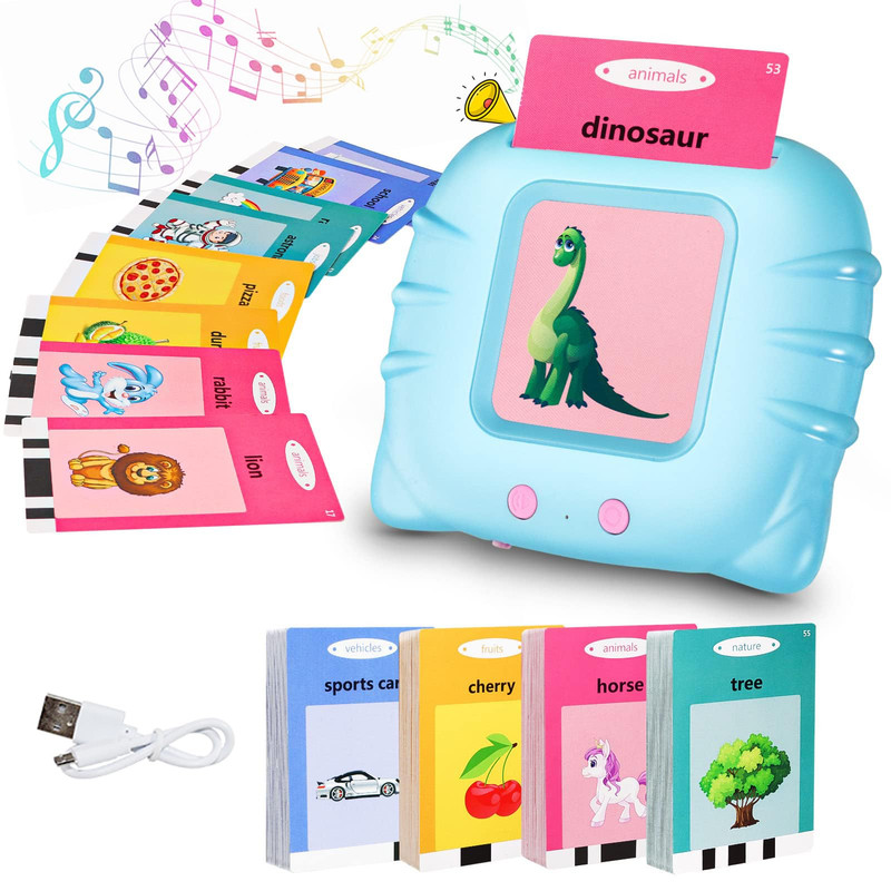 MAQUINA APRENDIZAJE TARJETA SENSORIAL INGLES NIÑO LAU - 5
