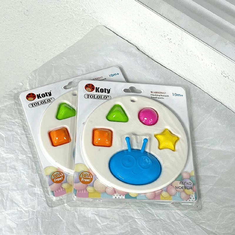 SET 6 JUGUETES SENSORIAL BURBUJAS HOYUELOS BEBES LAU - 6