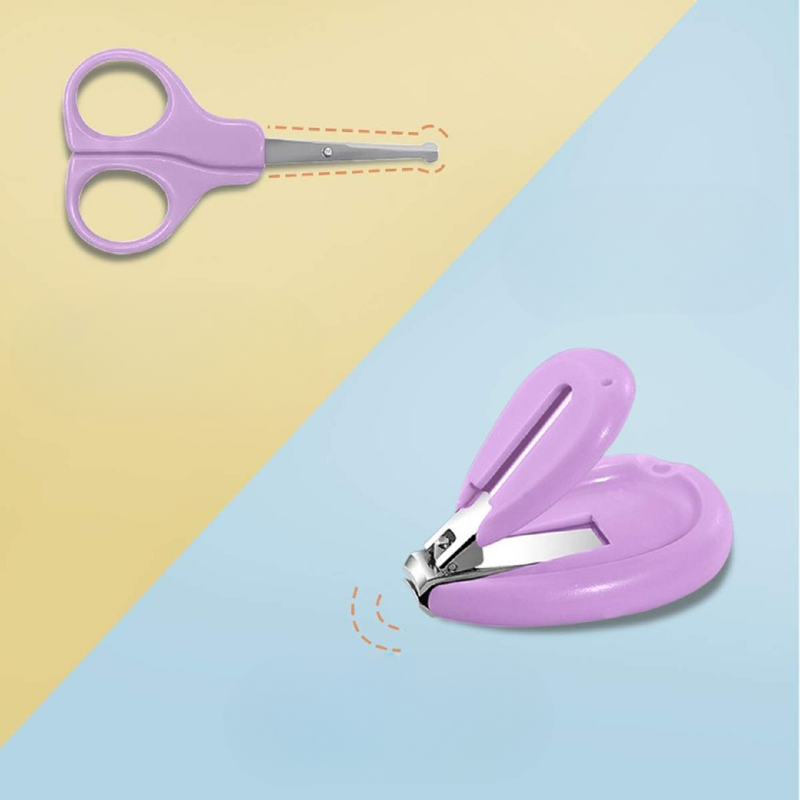 SET 4 JUEGO KIT COMPLETO MANICURA 4EN1 UÑAS BEBES LAU - 4