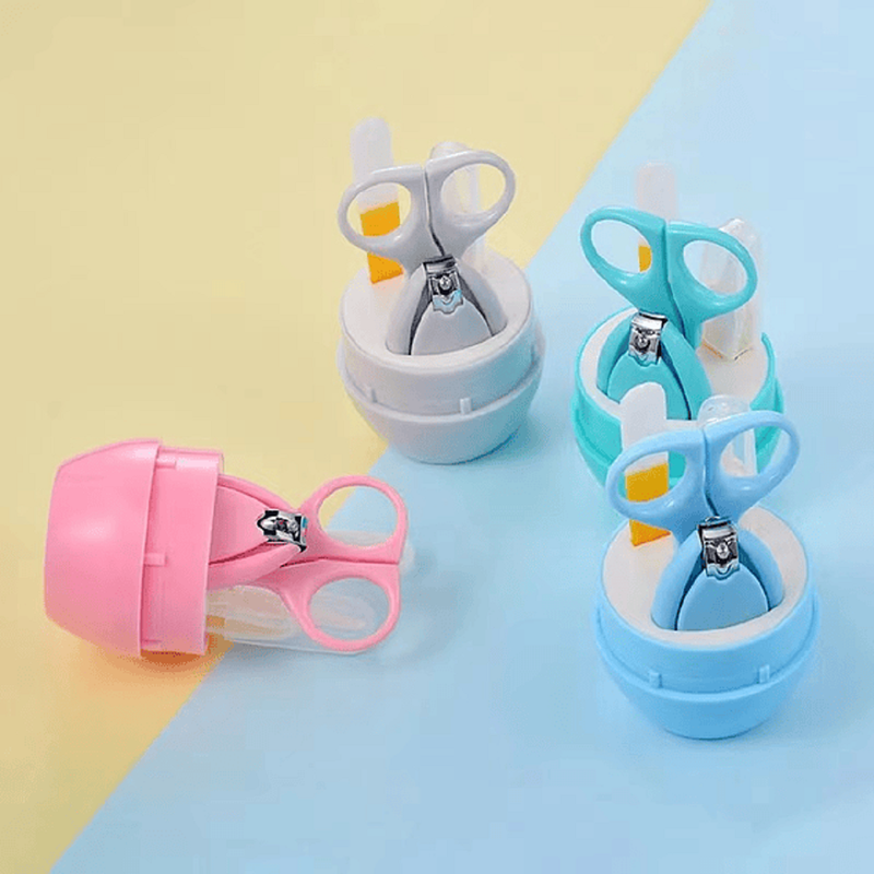 SET 4 JUEGO KIT COMPLETO MANICURA 4EN1 UÑAS BEBES LAU - 8