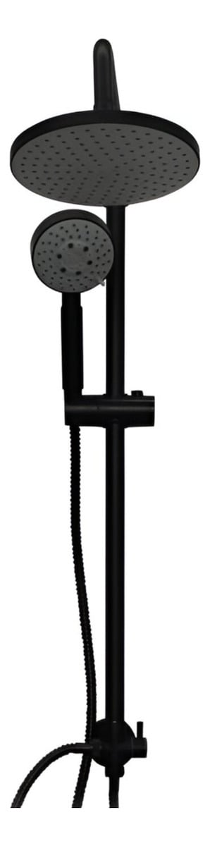 COLUMNA DUCHA NEGRO MATE 3 FUNCIONES ACERO INOXIDABLE JHN - 2