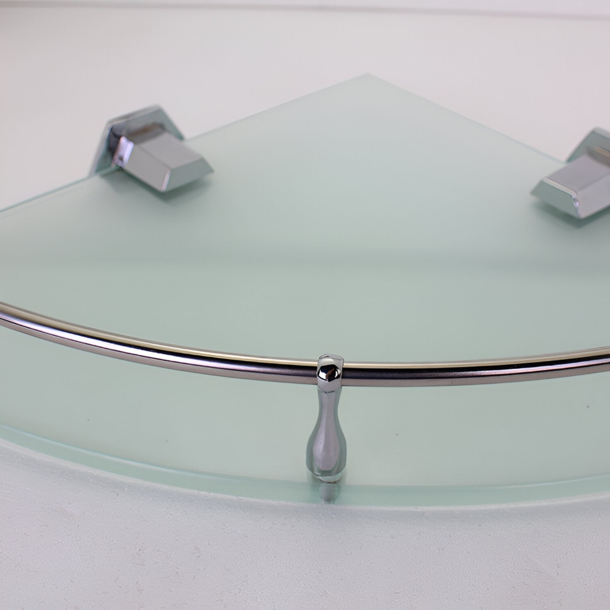 ESTANTE ORGANIZADOR BAÑO DOBLE TRIANGULAR VIDRIO JHN - 3