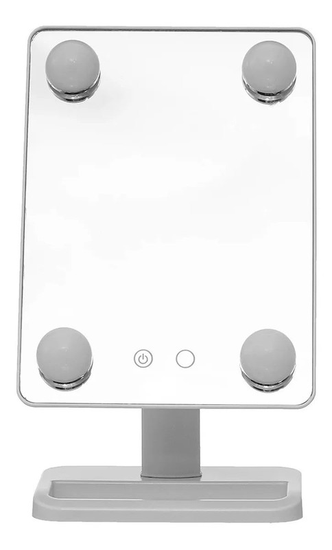 ESPEJO MAQUILLAJE HOLLYWOOD LUCES LED BRILLO MUJER LAU - 6