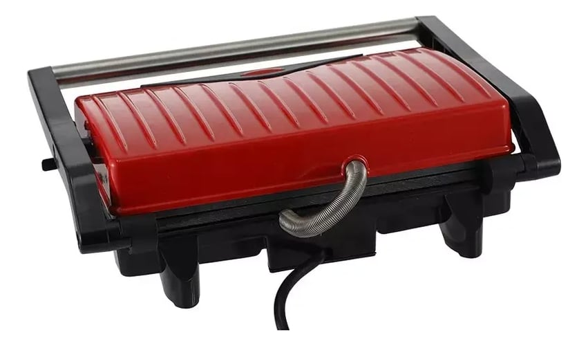 MÁQUINA PANINI GRILL PARRILLA SANDWICHERA ANTIADHERENTE JHN - 1