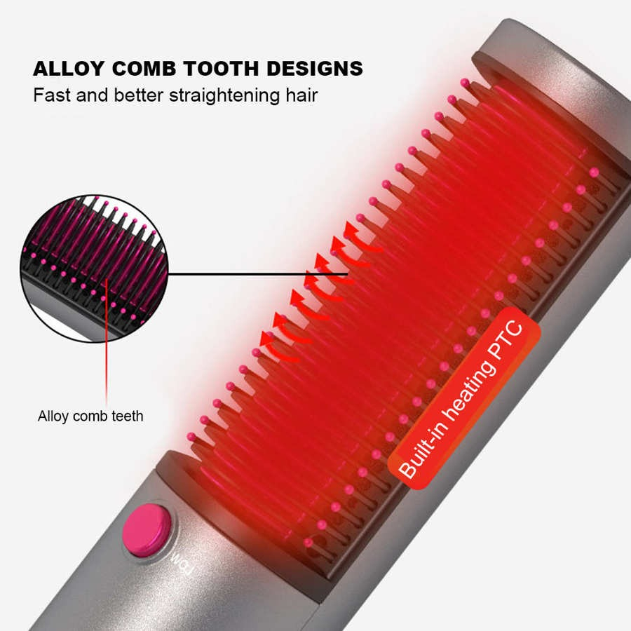 SECADOR PELO CEPILLO RÁPIDO 4EN1 VOLUMINIZADOR ALISADOR JHN - 10