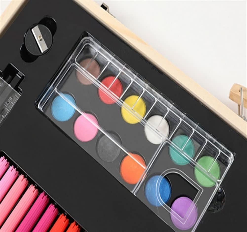 KIT DIBUJO LÁPICES CRAYONES PINTURA ACCESORIO 180 PIEZAS JHN - 6