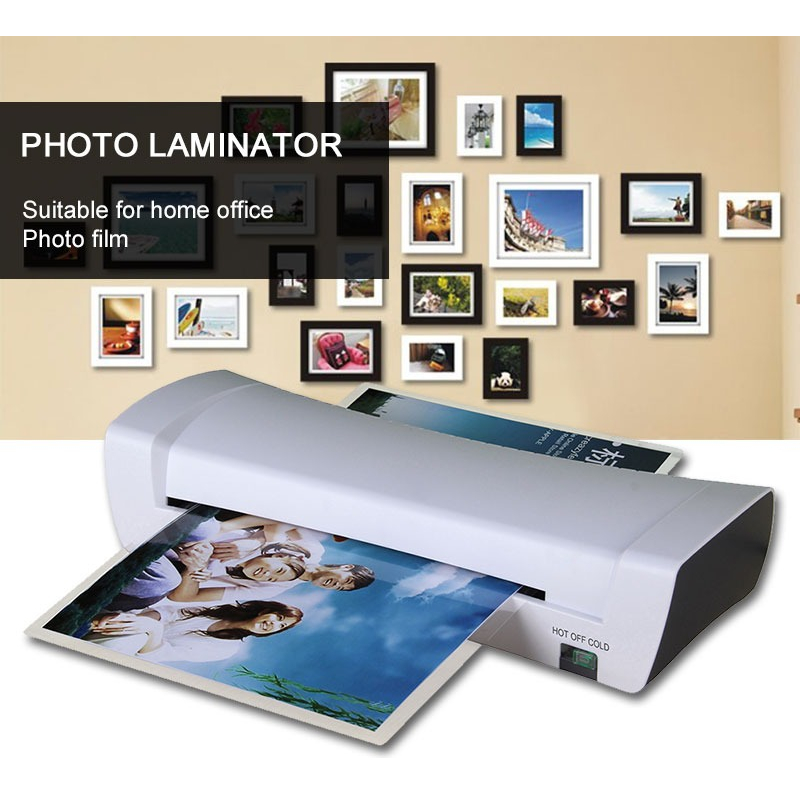 MÁQUINA LAMINADORA TÉRMICA A4 FRIO CALIENTE JHN - 2