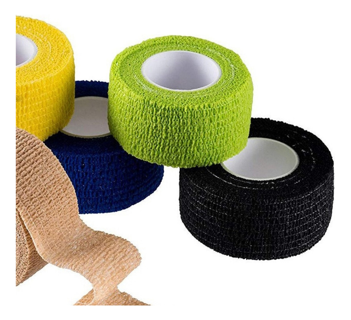 SET 15 VENDAS COBAN ELÁSTICA PRIMEROS AUXILIO 2,5CMX4,5M LAU - 1