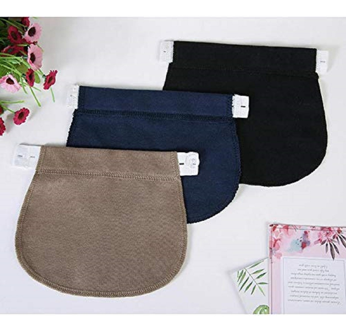 SET DE 5 EXTENSORES PANTALÓN EMBARAZO AJUSTABLE MATERNAL JHN - 3