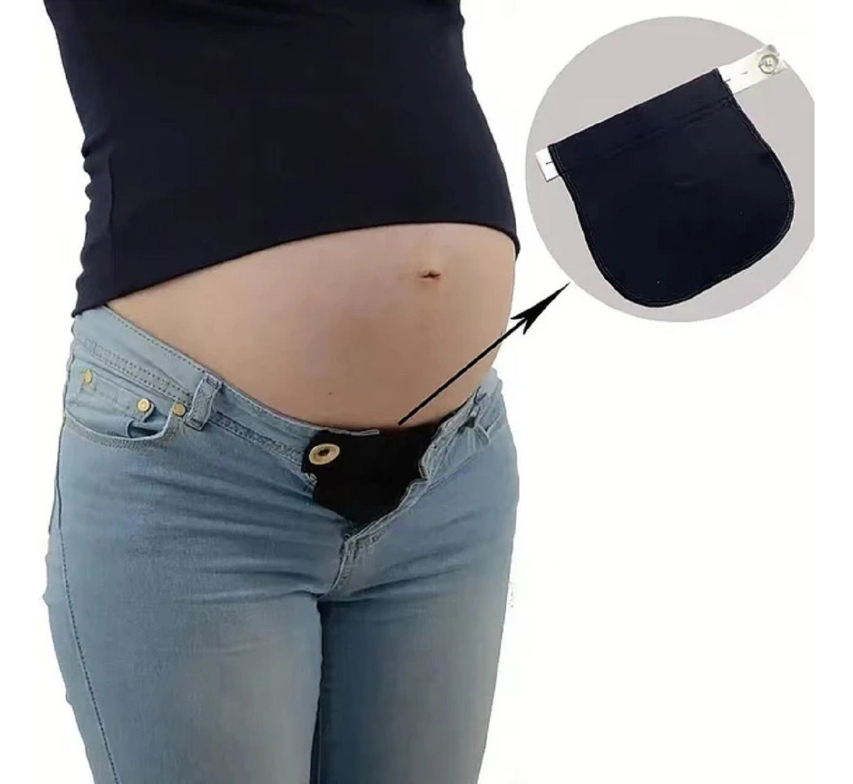 SET DE 5 EXTENSORES PANTALÓN EMBARAZO AJUSTABLE MATERNAL JHN - 6