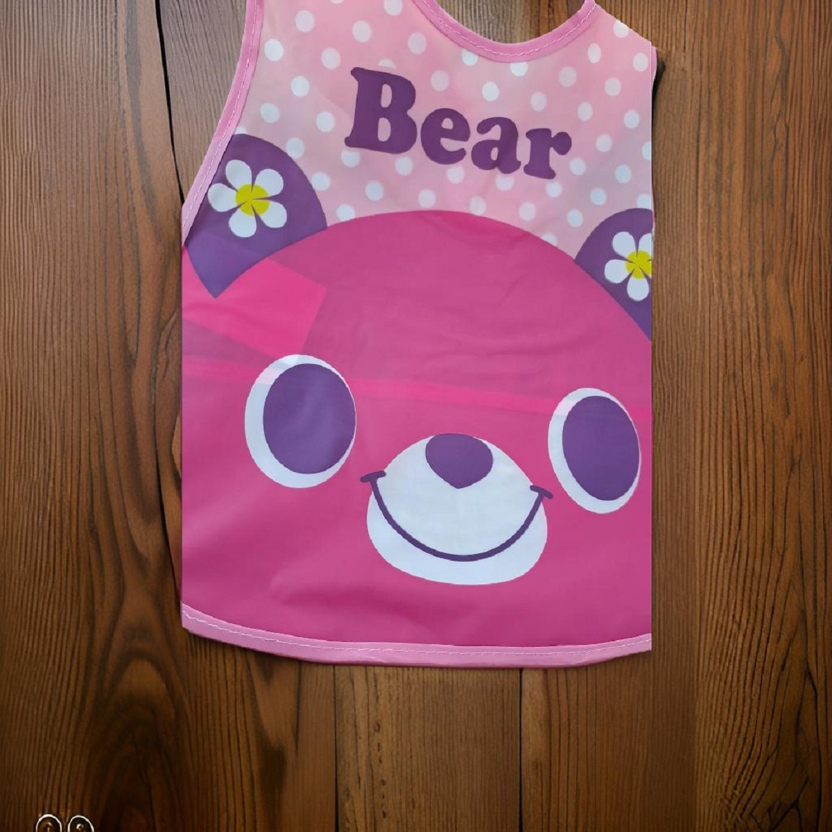 SET DE 8 BABEROS PLÁSTICO IMPERMEABLE BEBÉS DELANTAL JHN - 3