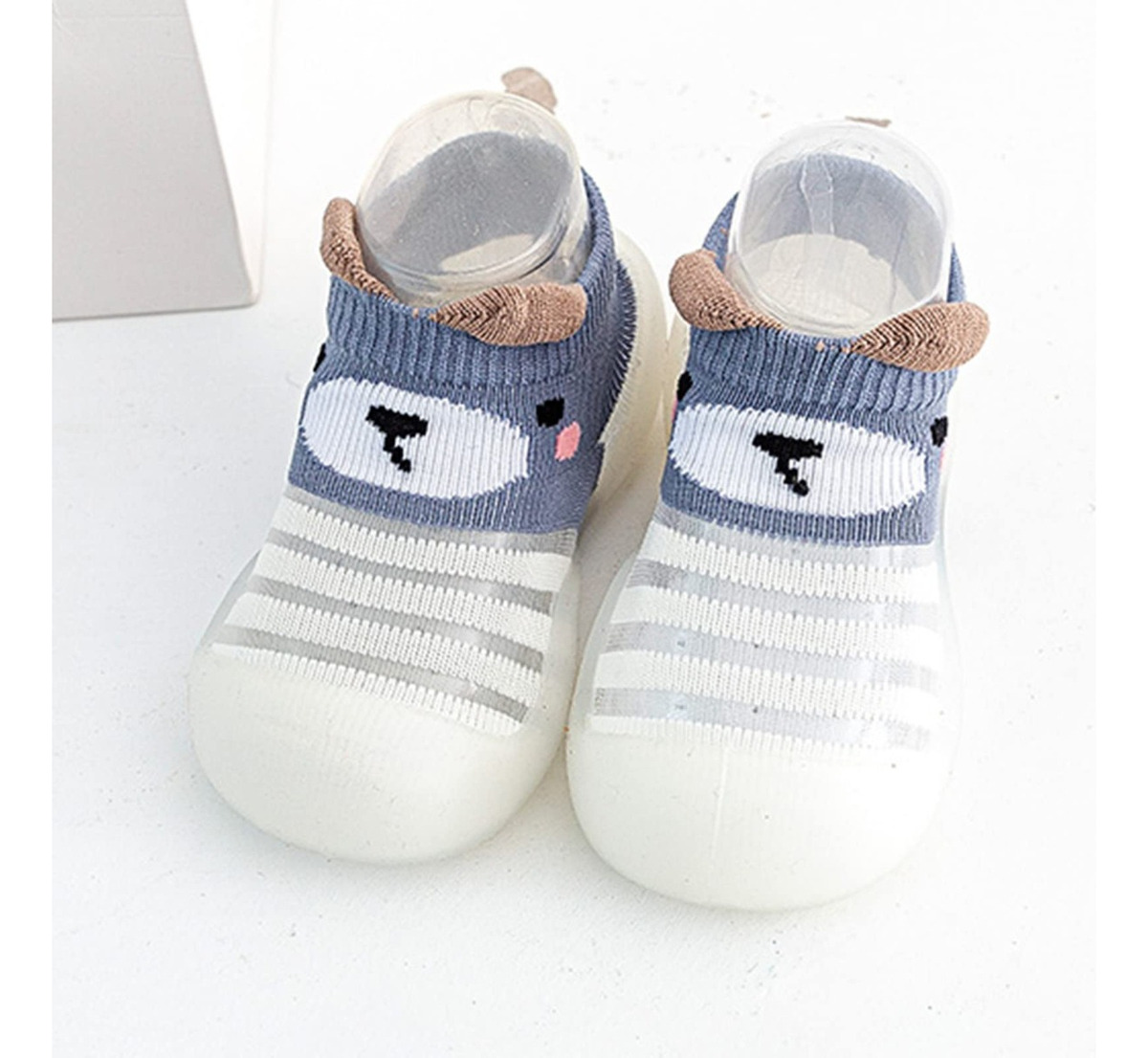 SET DE 2 ZAPATO CALCETÍN ANTIDESLIZANTE BEBÉ SUAVE JHN - 7