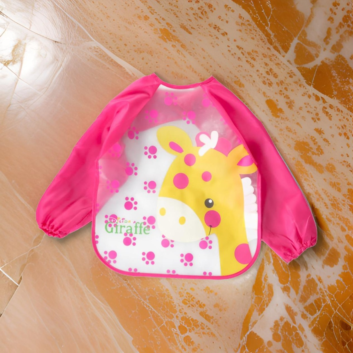 SET DE 5 BABERO IMPERMEABLE MANGA LARGA UNISEX BEBÉS JHN - 9