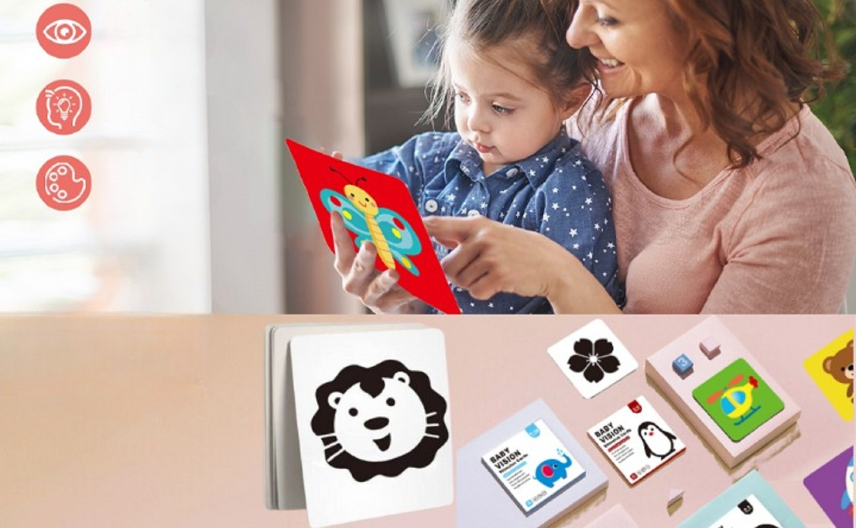 SET DE 6 TARJETAS ESTIMULACIÓN VISUAL BEBÉ 18-36 MESES JHN - 6