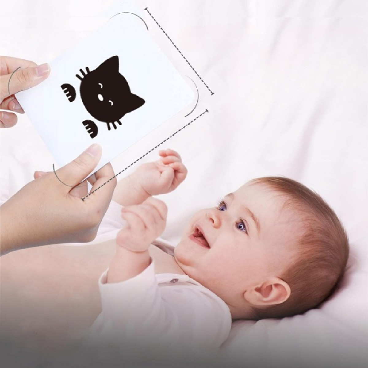 SET DE 6 TARJETAS ESTIMULACIÓN VISUAL BEBÉ 18-36 MESES JHN - 7