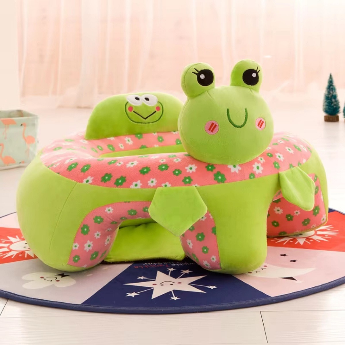 COJÍN SILLÓN APRENDIZAJE BEBÉ APOYO ANIMALES JHN - 3