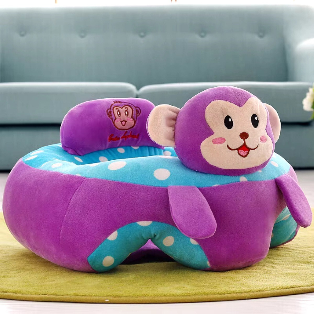 COJÍN SILLÓN BEBÉS APRENDIZAJE DISEÑO ANIMALES JHN - 2