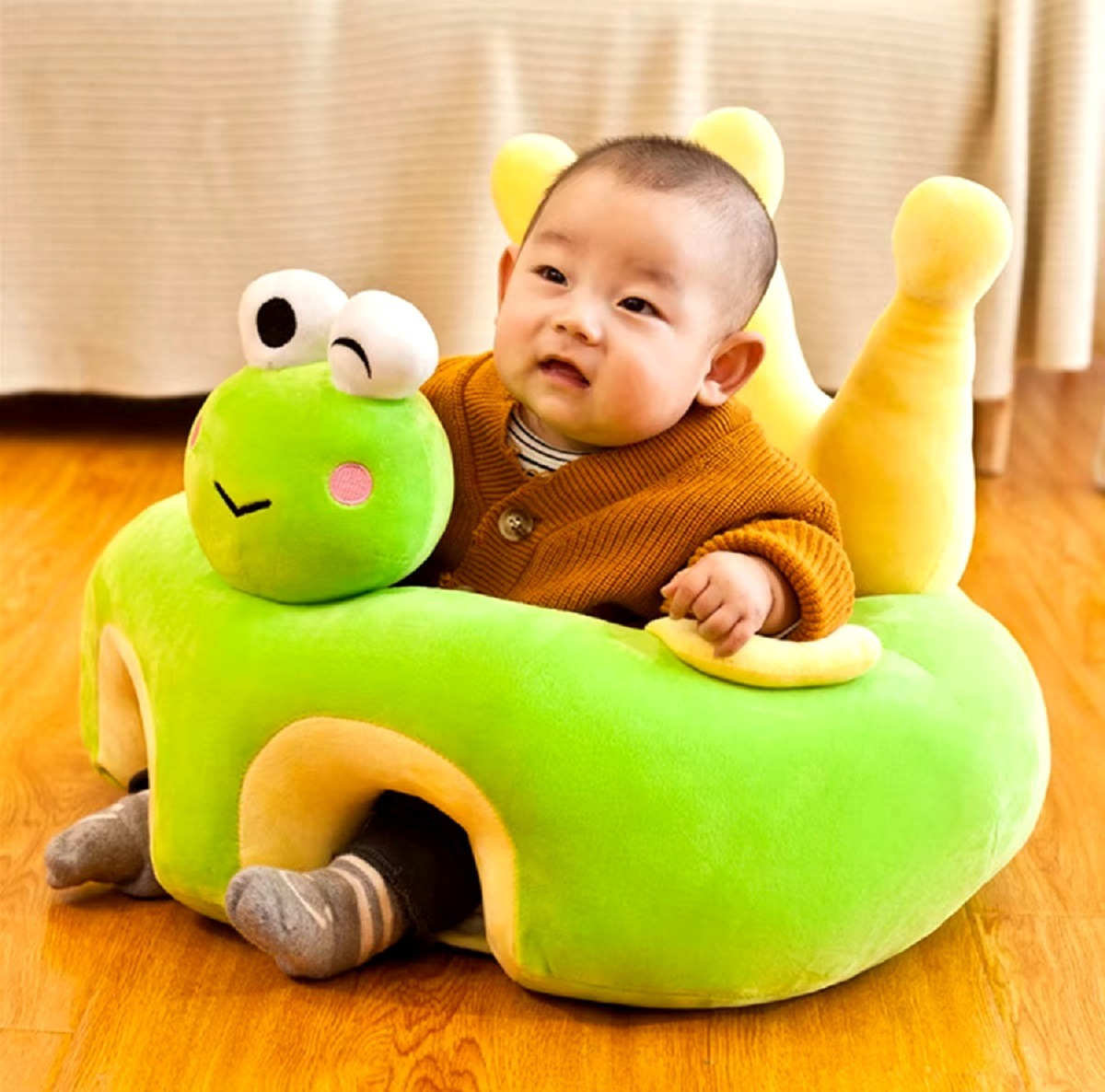 COJÍN SILLÓN BEBÉS APRENDIZAJE DISEÑO ANIMALES JHN - 4