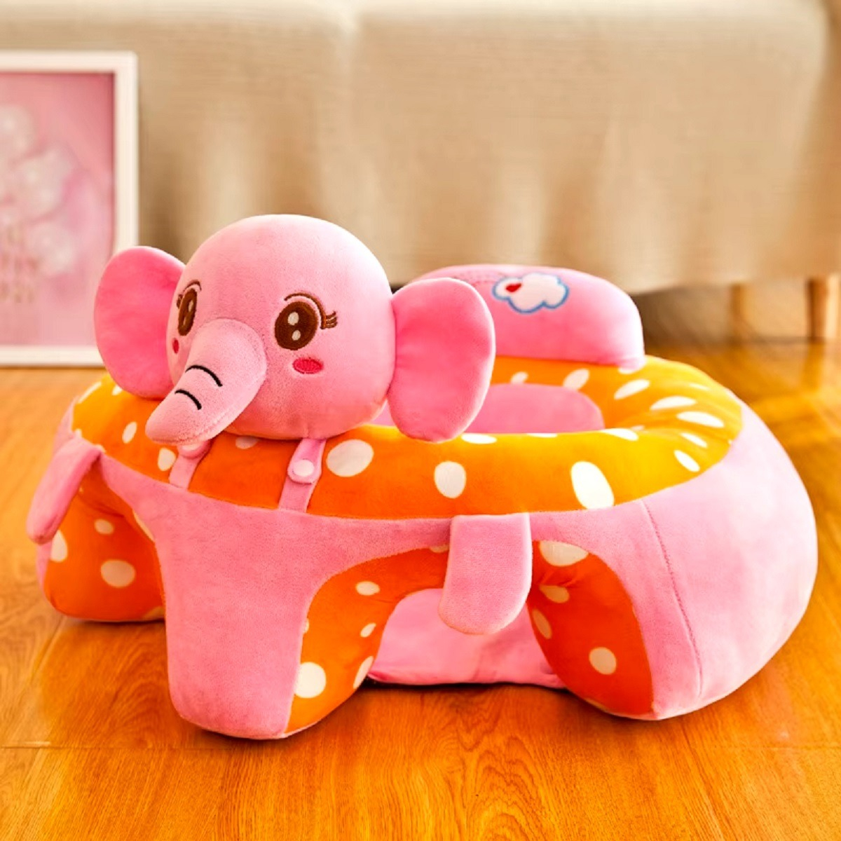 COJÍN SILLÓN BEBÉS APRENDIZAJE DISEÑO ANIMALES JHN - 7