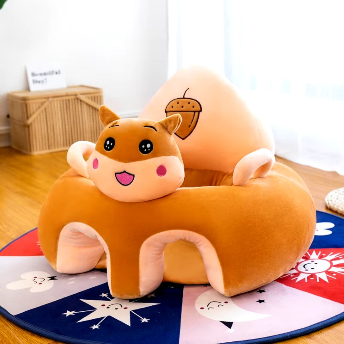 COJÍN SILLÓN BEBÉS APRENDIZAJE DISEÑO ANIMALES JHN - 9