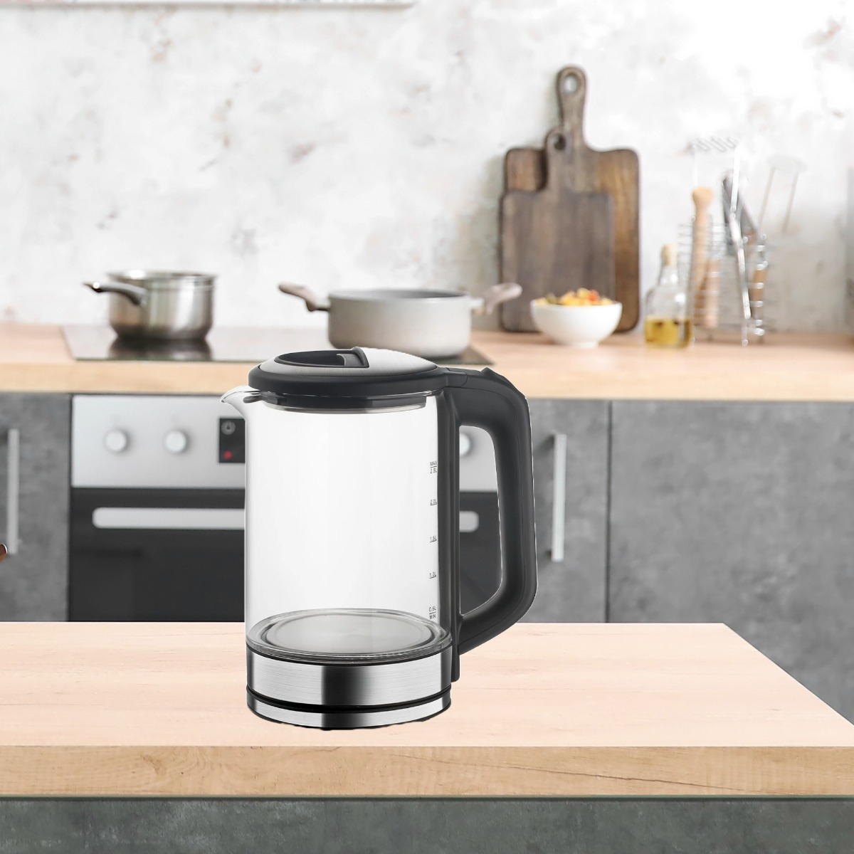 HERVIDOR AGUA 2,5L CALOR AJUSTABLE TE CAFÉ COCINA HOGAR LAU - 4