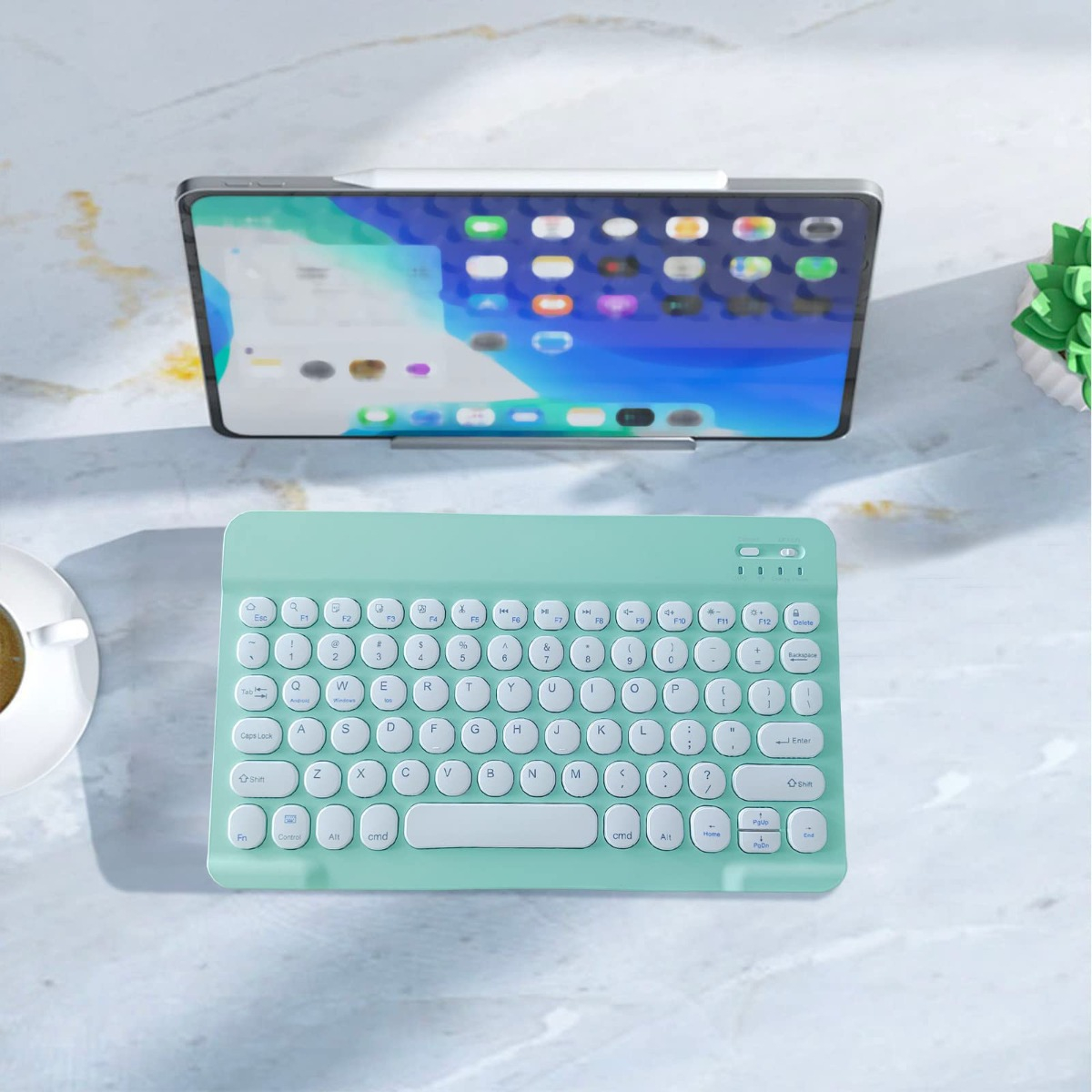 KITS TECLADO MOUSE INALAMBRICO MK-155 BLUETOOTH 5.0 LAU - 6
