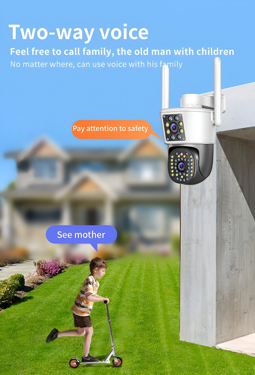 CAMARA SEGURIDAD ULTRA PRO WI-FI VIGILANCIA TIENDA HOGAR LAU - 6