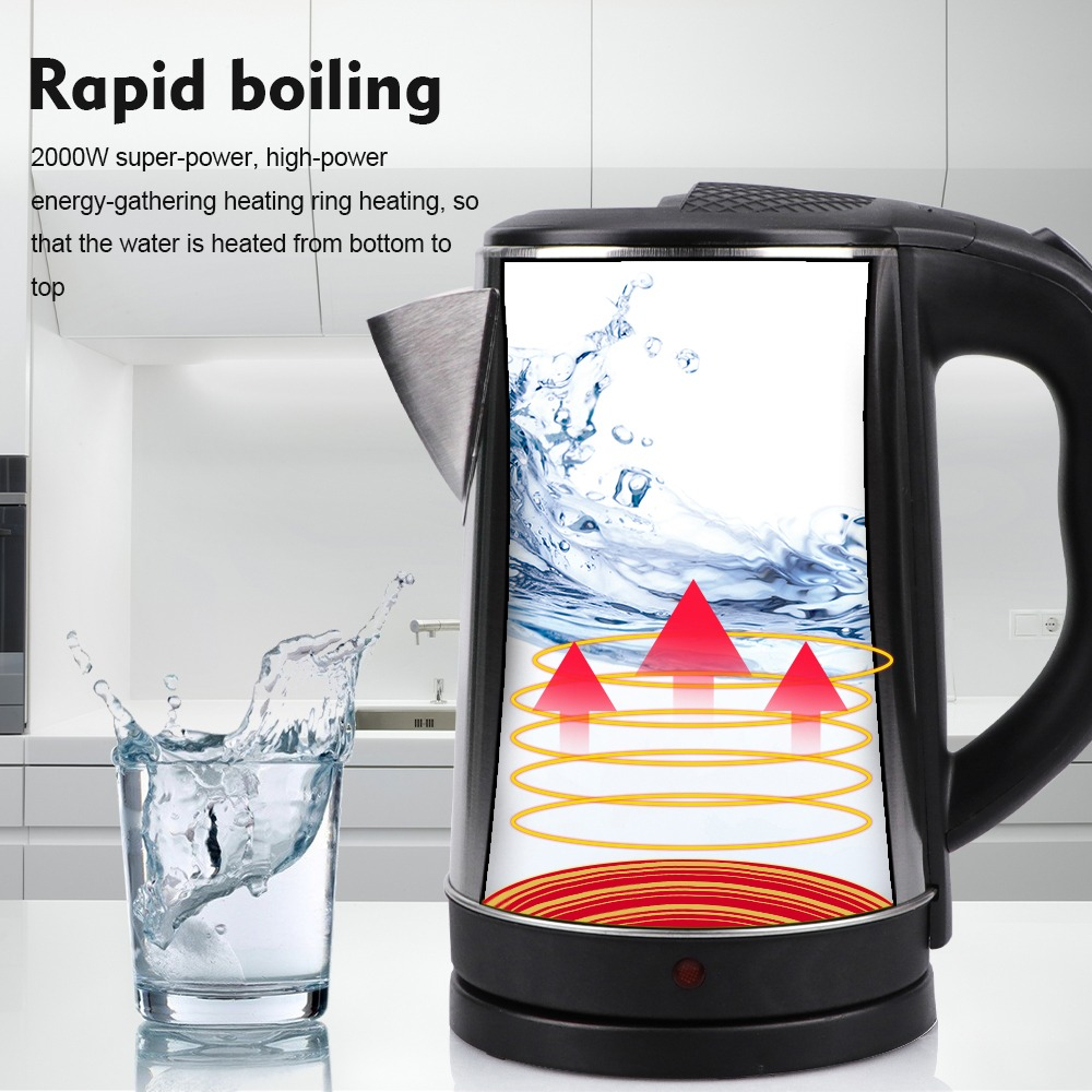 HERVIDOR AGUA CALENTADOR BHOF 2,3L CAFÉ COCINA HOGAR LAU - 10