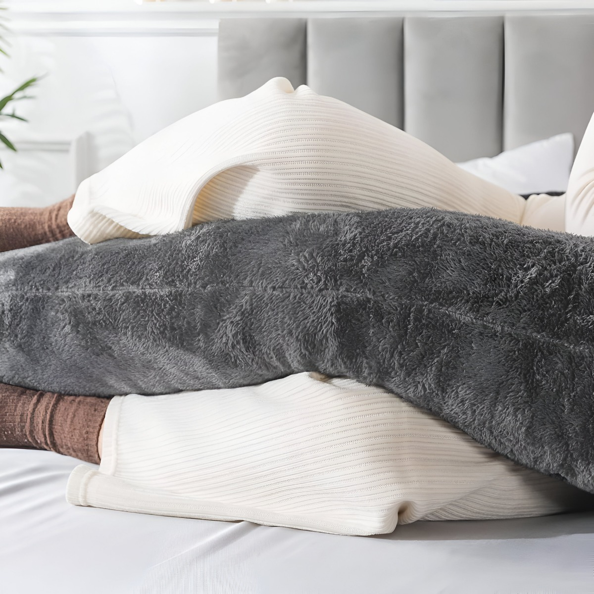 COJÍN ALMOHADA MATERNAL U FUNDA EXTRA SUAVE MULTIUSOS JHN - 7